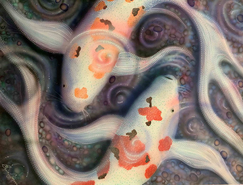 Playing Koi
