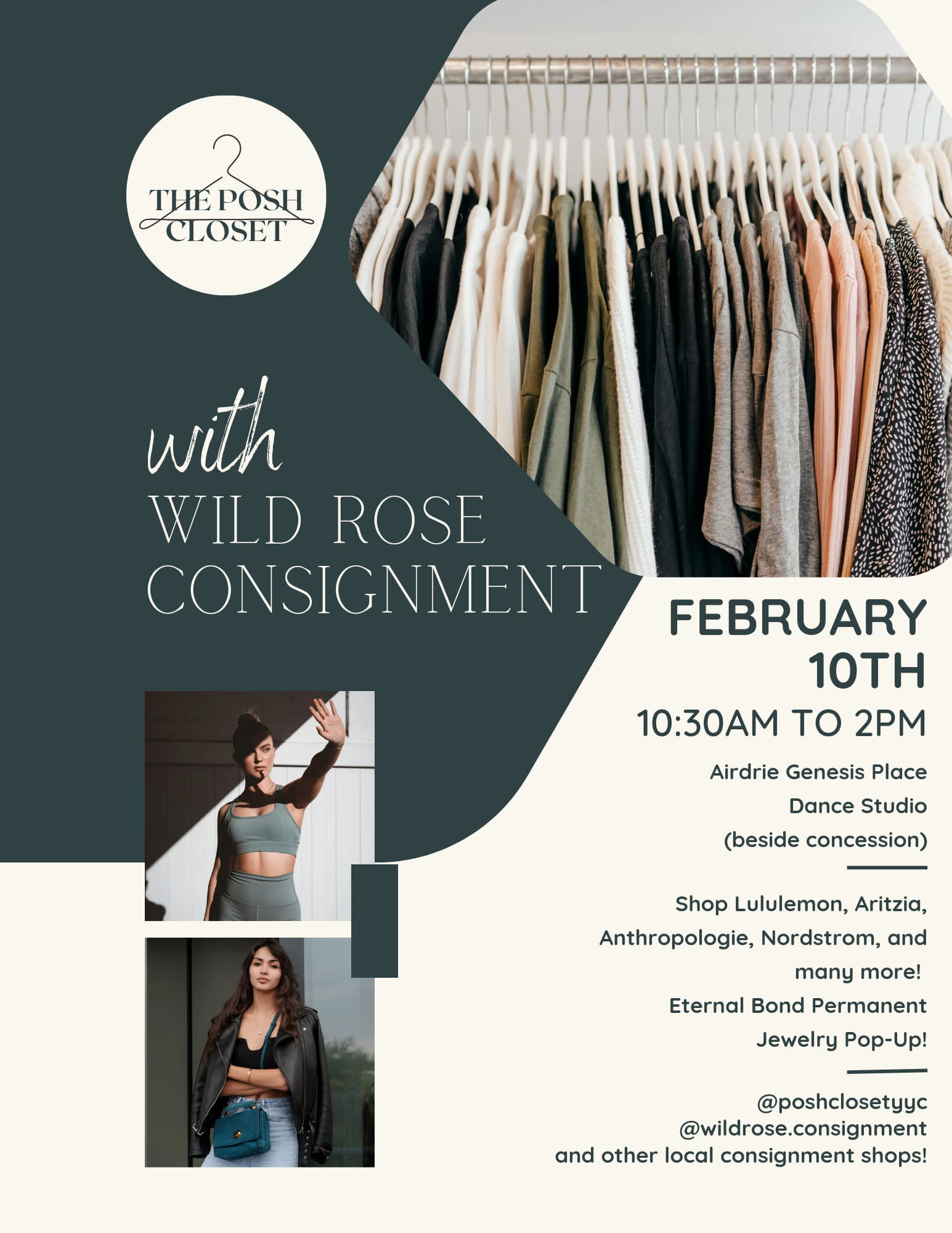 The Posh Closet and Wild Rose Consignment Clothing Sale